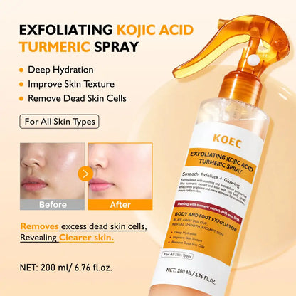 Koec® Spray Corporal Exfoliante y Revitalizador