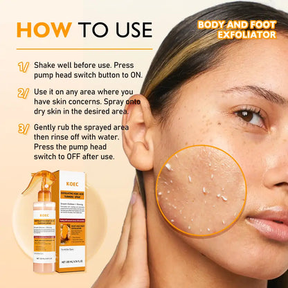 Koec® Spray Corporal Exfoliante y Revitalizador